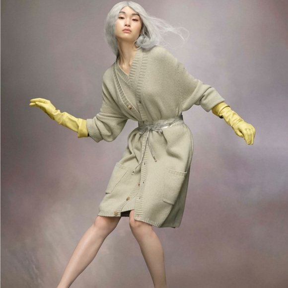 Maison Margiela - Four Stitches Gloves (Blue) - Picture 9 of 10